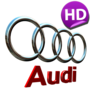 Иконка Ауди 3D Логотип
