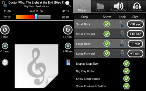 Akimbo Audiobook Player - Скриншот 3