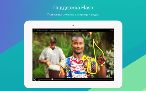 Dolphin Browser HD - Скриншот 2