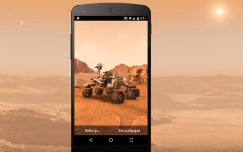 Mars in HD Gyro 3D - презентация новинки от CodeKonditor