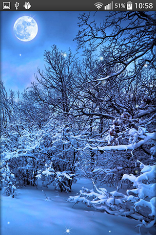 Зимние пейзажи HD - Скриншот 2