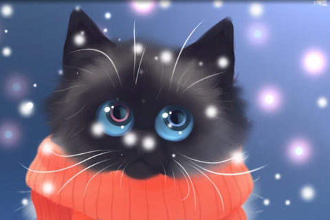Christmas Kitten