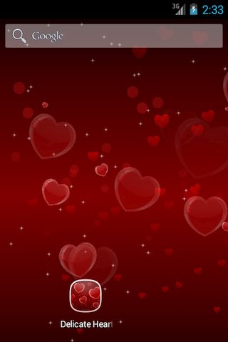 Красные сердечки - Скриншот 1 Красные сердечки - Скриншот 1