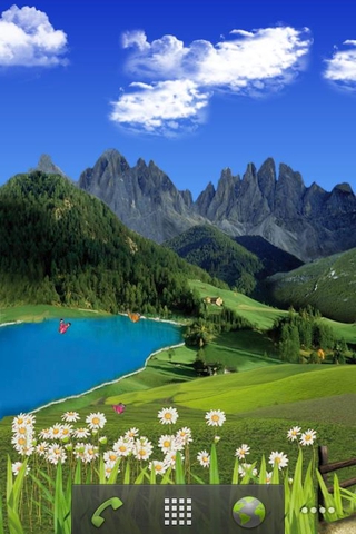 Горы и озеро - Скриншот 1 Горы и озеро - Скриншот 1