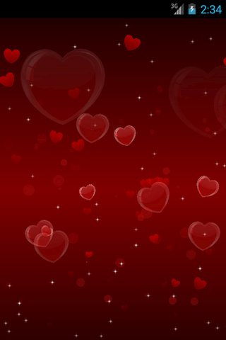 Красные сердечки - Скриншот 2 Красные сердечки - Скриншот 2