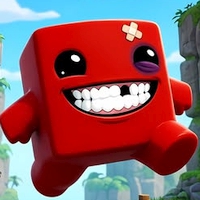 Иконка Super Meat Boy 3D Иконка Super Meat Boy 3D