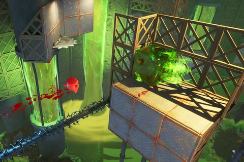Super Meat Boy 3D - Скриншот 1 Super Meat Boy 3D - Скриншот 1