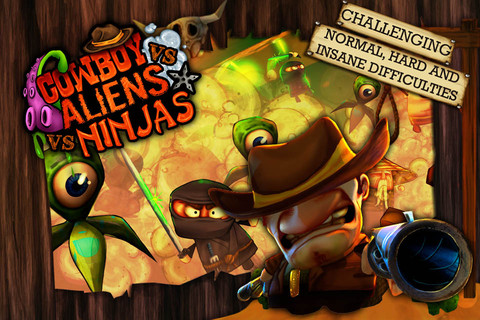Cowboy vs Ninjas vs Aliens